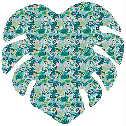 Monstera Pattern Shape