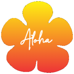 Hibiscus Text Shape