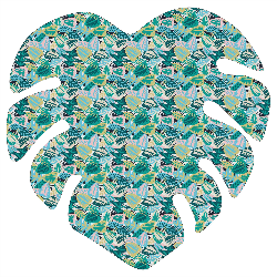 Monstera Pattern Shape