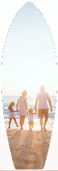 Personalized Metal Surfboard Print 12x36