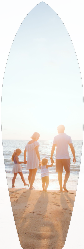 Personalized Metal Surfboard Print 18x54