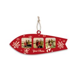 3 Moments Surfboard Ornament