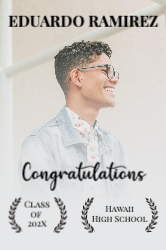 Movie Poster Grad Sign