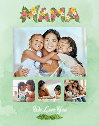 Floral Mama Collage
