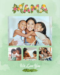 Floral Mama Collage