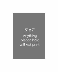 Personalized Printed Mat 8x10 for 5x7 Image