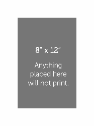 Personalized Printed Mat 12x16 for 8x12 Image