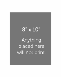 Personalized Printed Mat 11x14 for 8x10 Image
