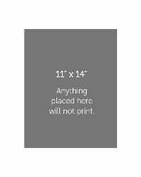 Personalized Printed Mat 16x20 for 11x14 image