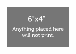 Personalized Printed Mat 7x5 for 6x4 Image
