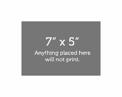 Personalized Printed Mat 10x8 for 7x5 Image