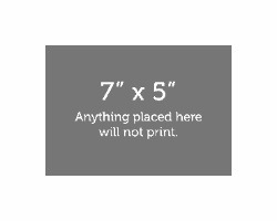 Personalized Printed Mat 10x8 for 7x5 Image