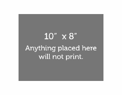 Personalized Printed Mat 14x11 for 10x8 Image