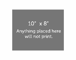 Personalized Printed Mat 14x11 for 10x8 Image