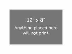 Personalized Printed Mat 16x12 for 6x4 Image