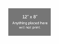 Personalized Printed Mat 16x12 for 6x4 Image