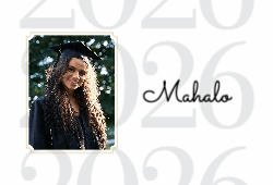 Special Frame Graduation Mahalo