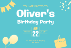 Fun Birthday Invite