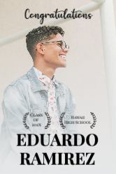 Movie Poster Graduate Vinyl Banner 4x6