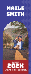 Arch Portrait Grad Vinyl Banner 2.5x6