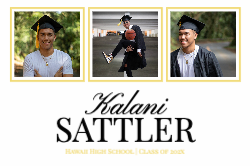 3 Moments Graduate Foamcore Sign 36x24