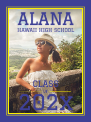 School Spirit Graduation Foamcore Sign 18x24