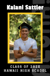 Aloha Graduation Foamcore Sign 24x36