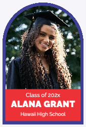 Graduate Arch Portrait Foamcore Sign 16x24