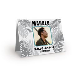 Tropical Modern Mahalo Card 5.5x4.25