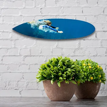 Metal Surfboard Prints