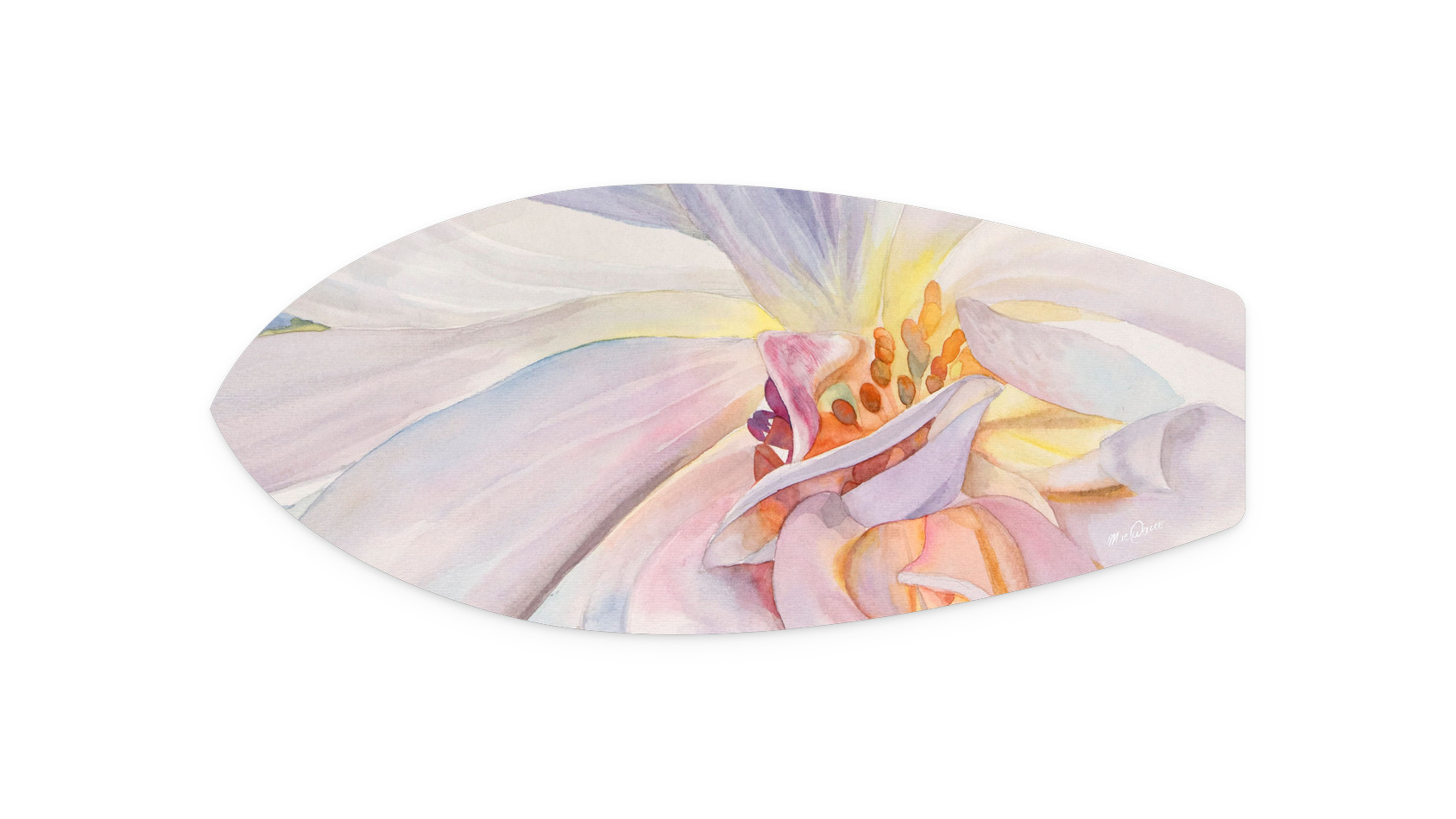 Wall Flower | MW003 Metal Surfboard Print
