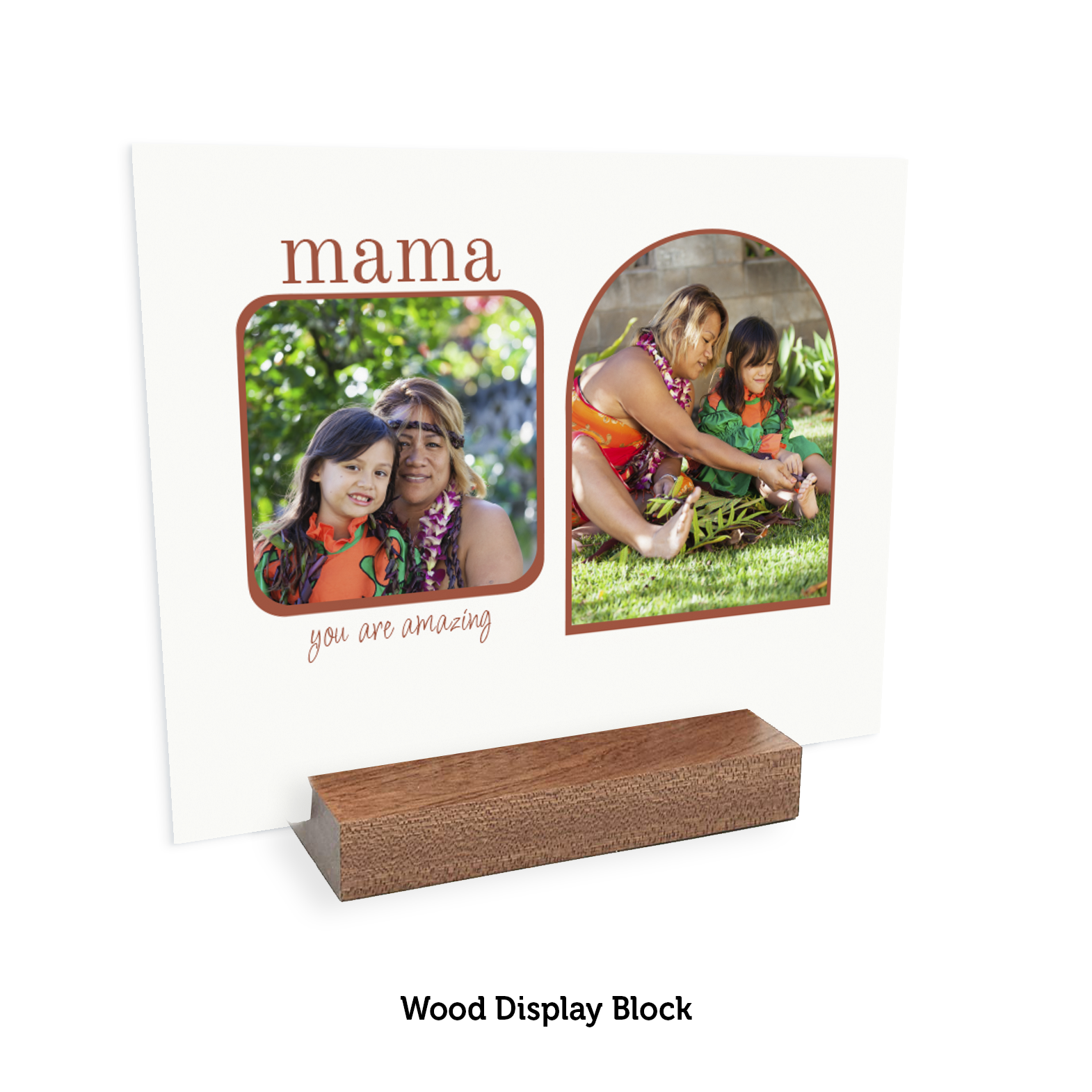 10"x8" Wood Display Block